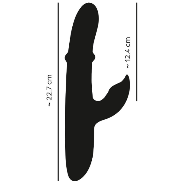 Вибратор You2Toys Thumping Rabbit Vibrator with Moving Ring Зеленый  photo 12