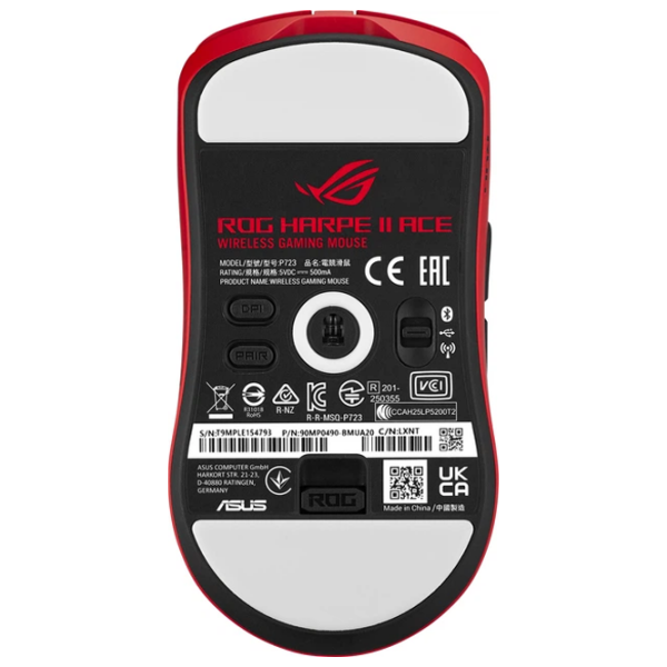 Мышь Asus ROG Harpe II Ace Красный Беспроводные / 42000 dpi photo 7