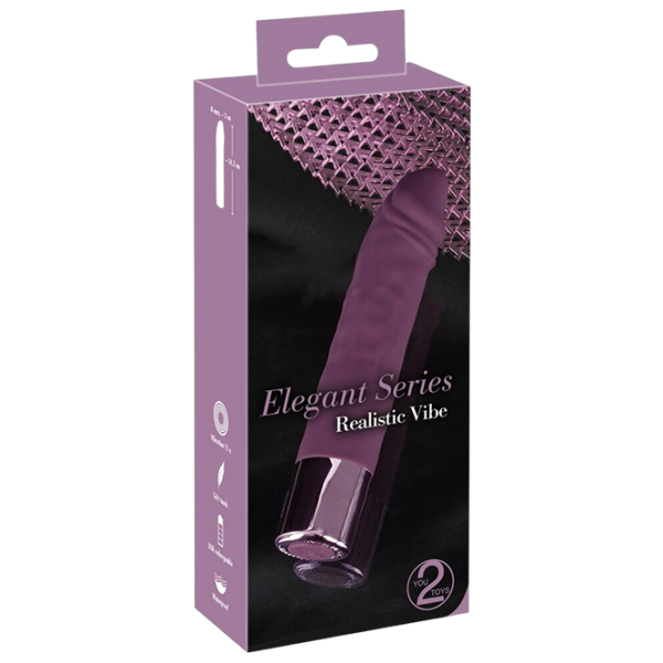 Вибратор You2Toys Elegant Series Realistic Vibe Пурпурный  photo 1
