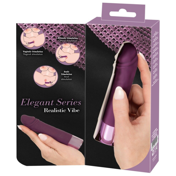 Вибратор You2Toys Elegant Series Realistic Vibe Пурпурный  photo 10