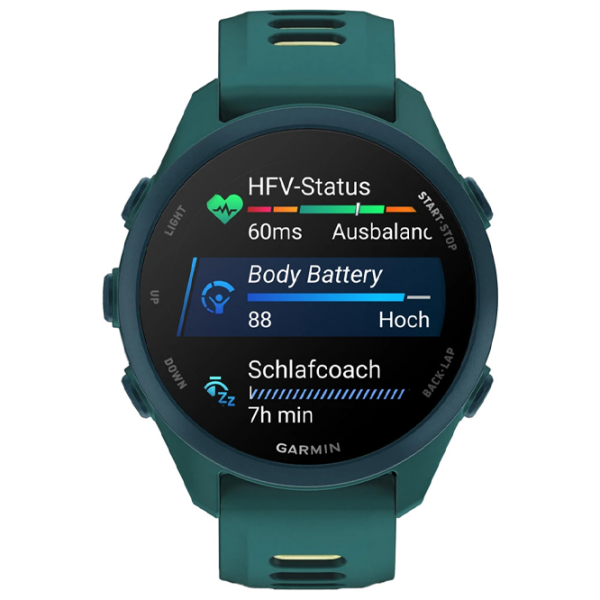 Умные часы Garmin Forerunner 170 Music Teal Green 1.2" | 30.4 мм | Полимер/Силикон
| 010-03920-12 photo 5