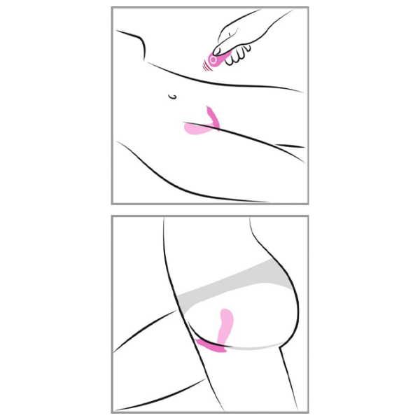 Вибратор Sweet Smile G-spot Panty Vibe Розовый  photo 10