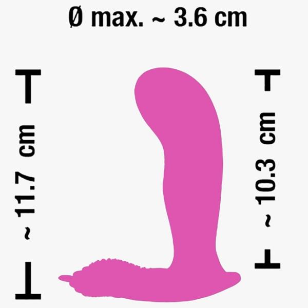 Вибратор Sweet Smile G-spot Panty Vibe Розовый  photo 11