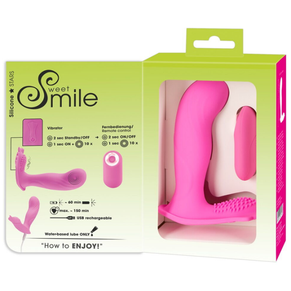 Вибратор Sweet Smile G-spot Panty Vibe Розовый  photo 12
