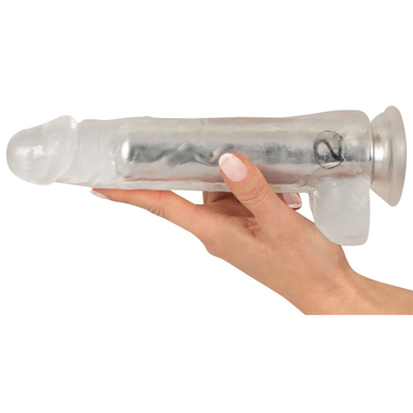 Vibrator Crystal Vibrator with a Suction Cup Transparent  photo 6