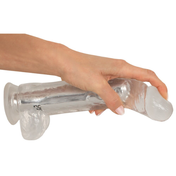 Vibrator Crystal Vibrator with a Suction Cup Transparent  photo 8