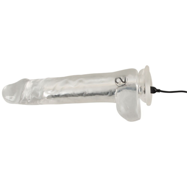 Vibrator Crystal Vibrator with a Suction Cup Transparent  photo 10