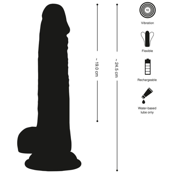 Vibrator Crystal Vibrator with a Suction Cup Transparent  photo 11