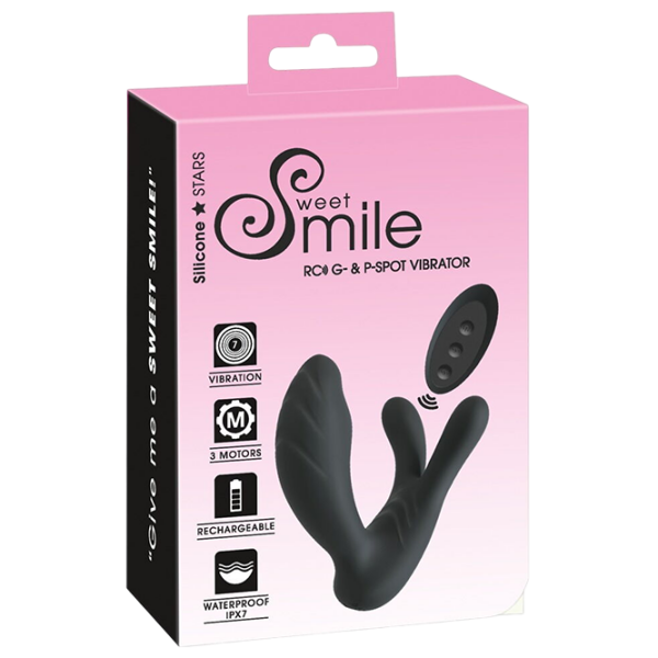 Вибратор Sweet Smile RC G- & P-Spot Черный  photo 1
