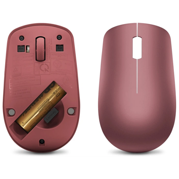 Mouse Lenovo 530 Cherry Red Fără fir, 1200 dpi photo 4