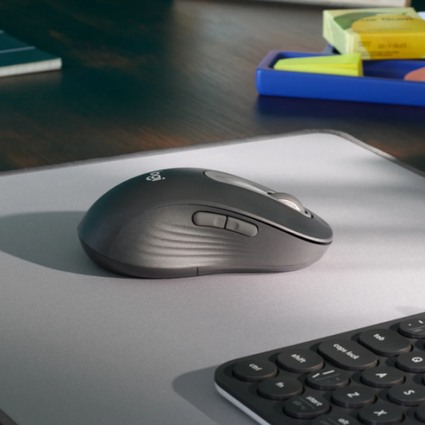 Mouse Logitech Signature M650 L Left Graphite Fără fir, 4000 dpi photo 6