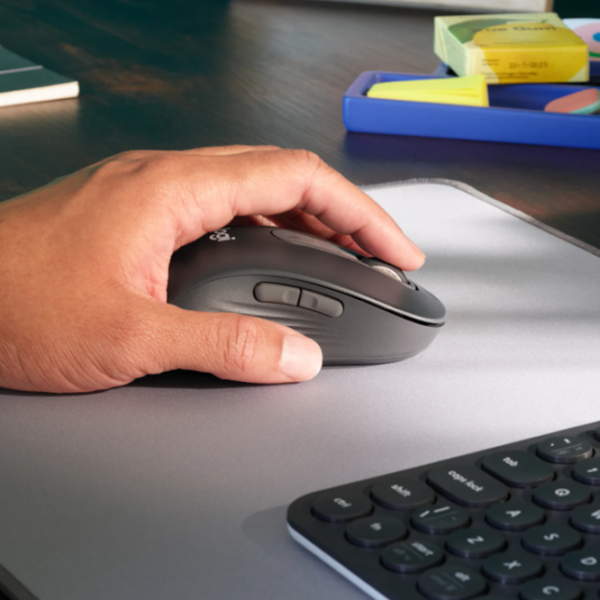 Mouse Logitech Signature M650 L Left Graphite Fără fir, 4000 dpi photo 7