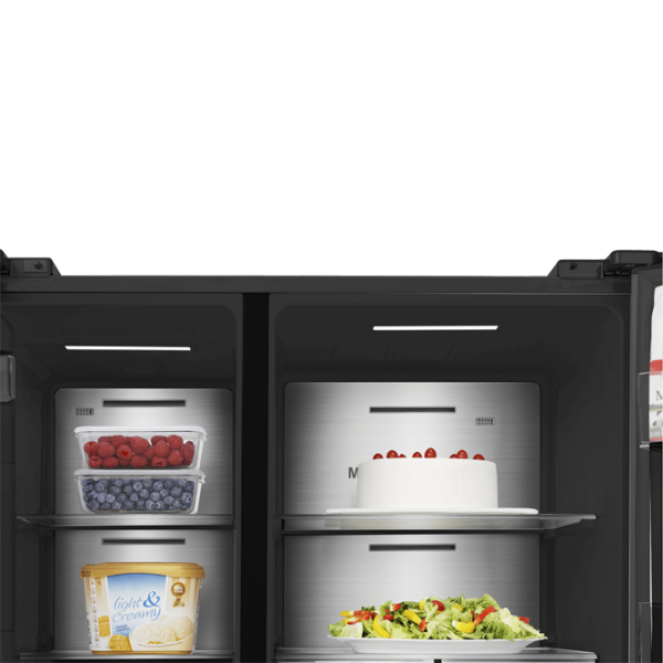 Frigider Hisense RS9P628GPFE Black 399l / No Frost, 200l / No Frost, E photo 6