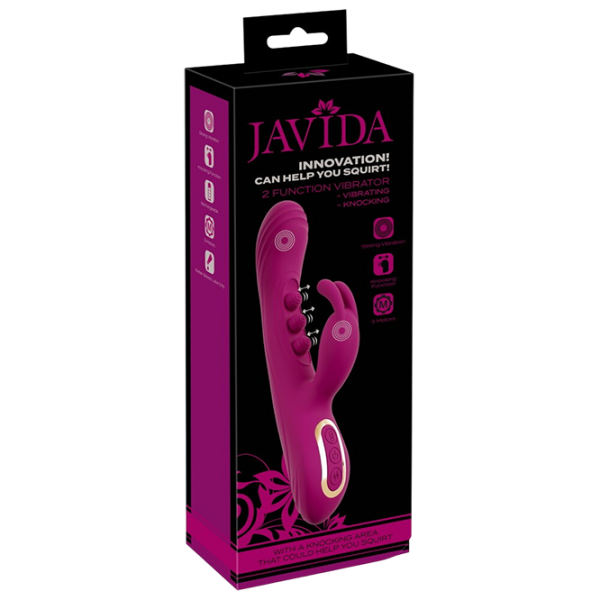 Вибратор JAVIDA 2 Function Vibrator Squirting Пурпурный  photo 1