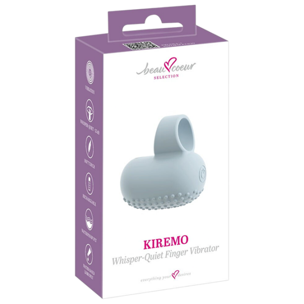 Vibrator Beau Coeur KIREMO Finger Blue  photo 1