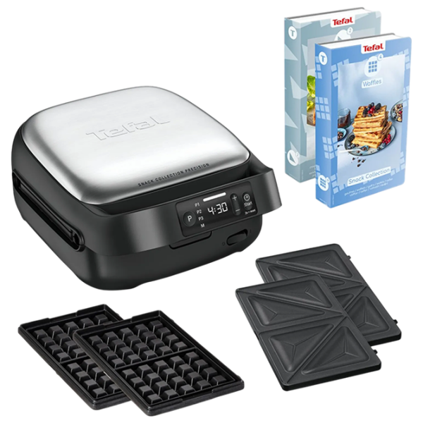 Сэндвичница Tefal SW872BF0 Черный 700 Вт, Количество сэндвичей:  photo 1