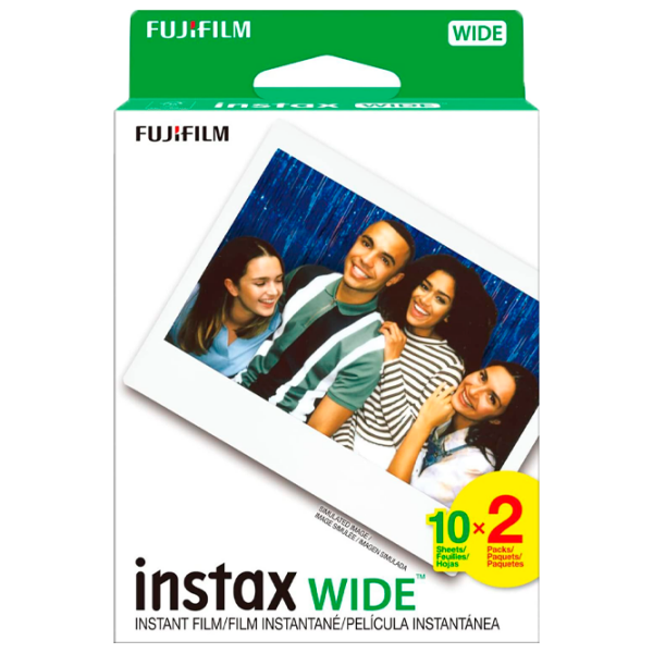 Hârtie foto pentru imprimante Instax Wide (20buc.) White  photo 1