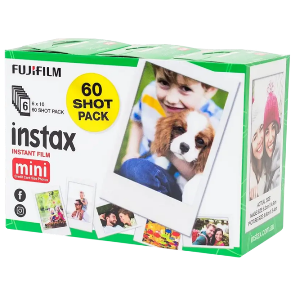 Hârtie foto pentru imprimante Instax Mini (60buc.) White  photo 1