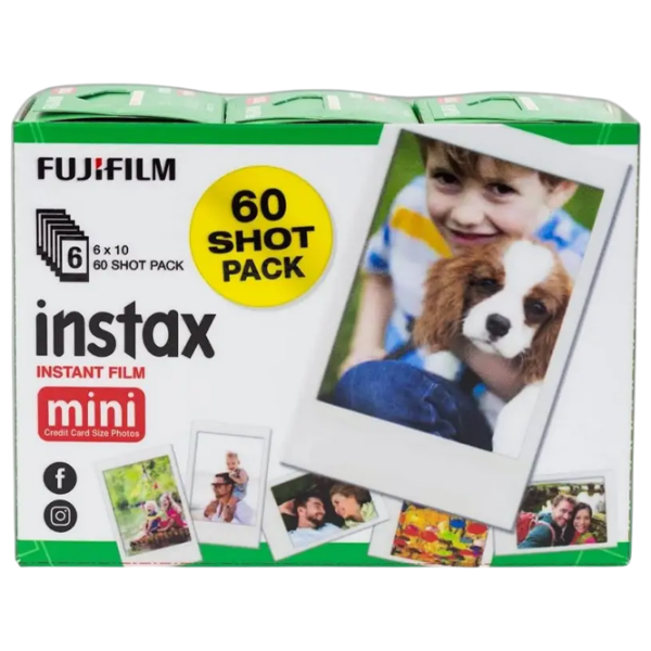 Hârtie foto pentru imprimante Instax Mini (60buc.) White  photo 3