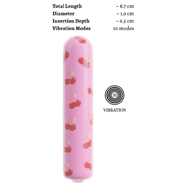 Vibrator Beau Coeur CHERRY Mini Pink  photo 8