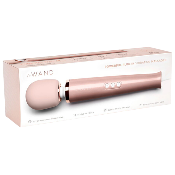 Vibrator le Wand Powerful Plug-In Vibrating Massager Beige  photo 1