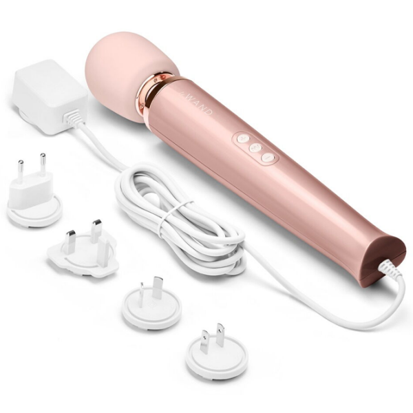 Vibrator le Wand Powerful Plug-In Vibrating Massager Beige  photo 4