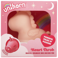 Вибратор Unicorn Heart Throb Бежевый 
