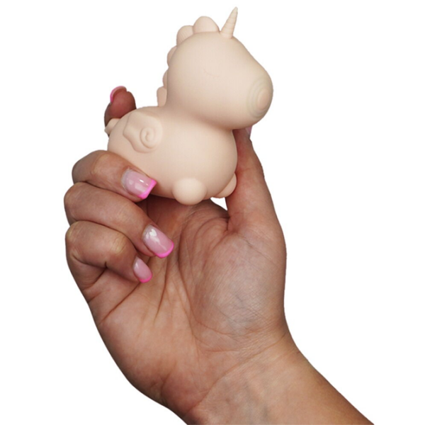 Вибратор Unicorn Heart Throb Бежевый  photo 3