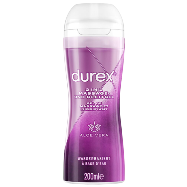 Lubrifiant Durex 2in1 Massage and Gleitgel Aloe Vera 0.2l  photo 1