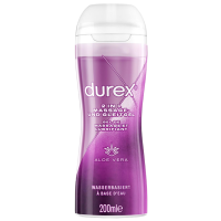 Lubrifiant Durex 2in1 Massage and Gleitgel Aloe Vera 0.2l 