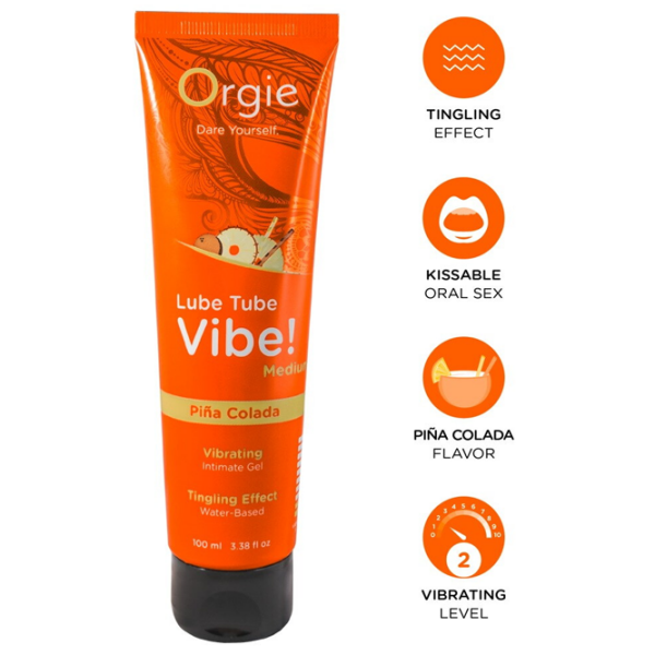 Lubrifiant Orgie Lube Tube Vibe! Piña Colada Piña Colada 0.1l  photo 2