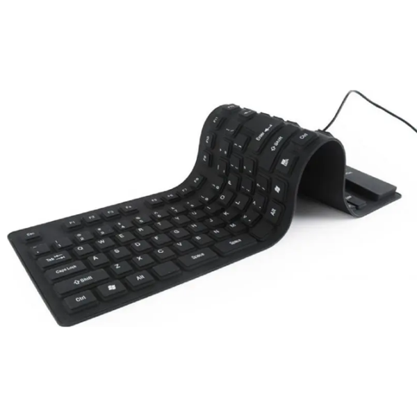 Tastatură Gembird KB-109F-B Black Home and Office, Cu fir photo 4