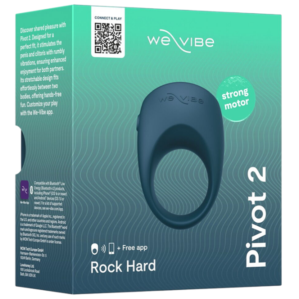 Эрекционное кольцо We-Vibe Pivot 2 Синий  photo 1