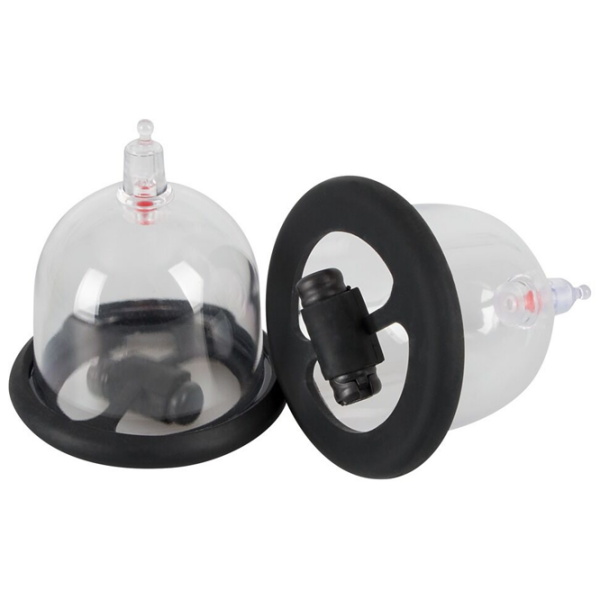 Насос Bad Kitty Bad Kitty Vibrating Nipple Cups Прозрачный  photo 2