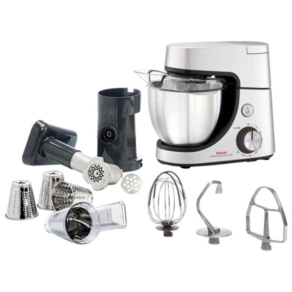 Кухонная машина Tefal QB512D38 Нержавеющая сталь 1100 Вт, Механическое, Количество скоростей: 8 photo 1