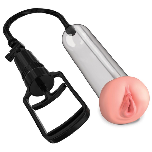 Насос для члена Pipedream Pump Worx Beginner’s Pussy Pump Прозрачный  photo 2