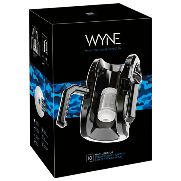 Masturbator WYNE 10 Black  photo 1