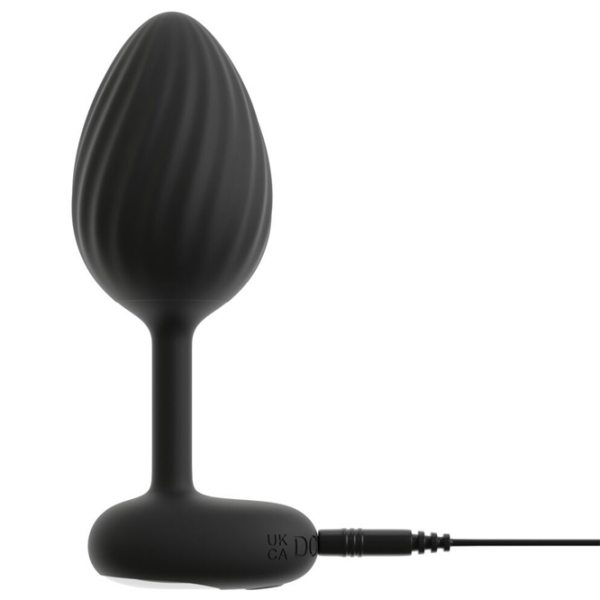 Анальная игрушка ANOS RC Butt Plug Set with Vibration Черный  photo 8