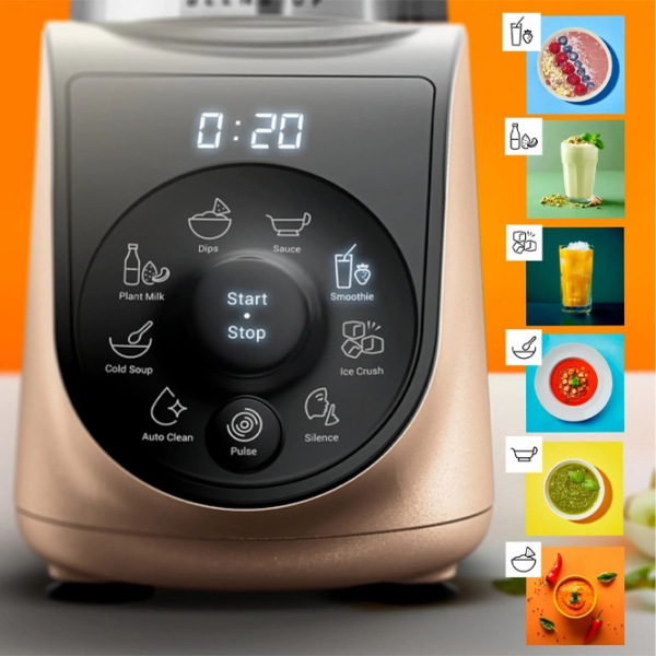 Стационарный блендер Tefal BL190AF0 Золото  photo 6