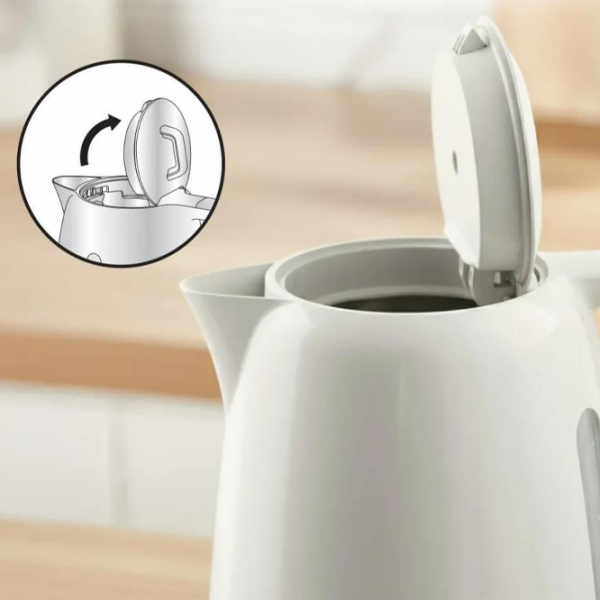 Электрочайник Tefal KO355AE0 Белый 2400 Вт, 1.7л, Внутреннее покрытие: Нержавеющая сталь photo 4