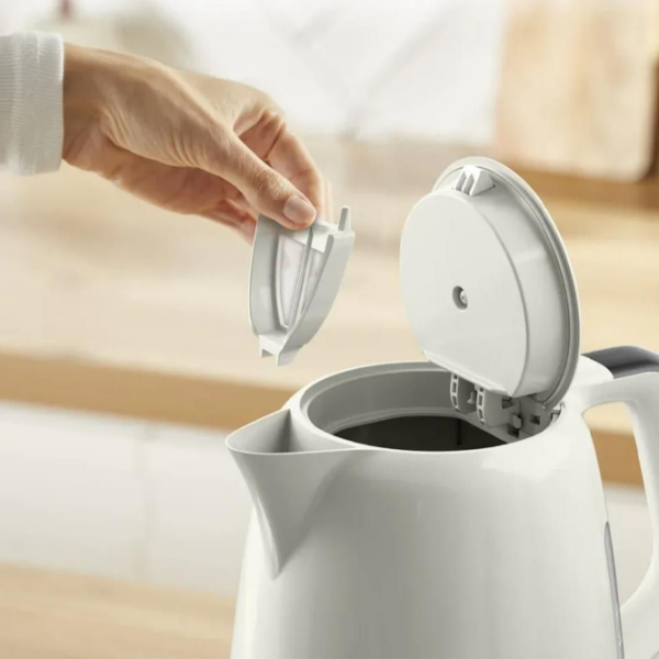 Электрочайник Tefal KO355AE0 Белый 2400 Вт, 1.7л, Внутреннее покрытие: Нержавеющая сталь photo 6