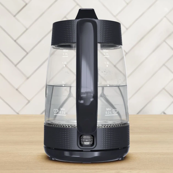 Электрочайник Tefal KO2G08E0 Тёмно синий 2000 Вт, 1.7л, Внутреннее покрытие: Стекло photo 4