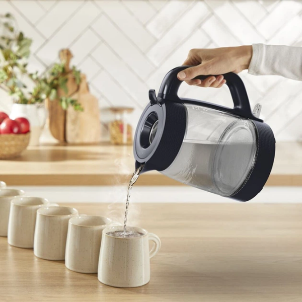 Электрочайник Tefal KO2G08E0 Тёмно синий 2000 Вт, 1.7л, Внутреннее покрытие: Стекло photo 5