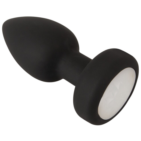 Анальная игрушка ANOS RC Flashing Butt Plug with Vibration RGB Черный  photo 3