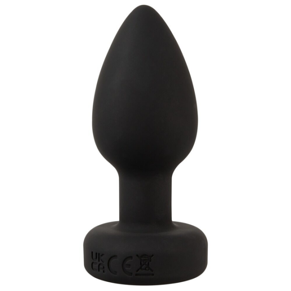 Анальная игрушка ANOS RC Flashing Butt Plug with Vibration RGB Черный  photo 5