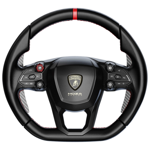 Volan Moza Racing Lamborghini Revuelto Sim-Racing Black Cu fir / 34 buttons photo 1