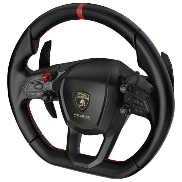 Volan Moza Racing Lamborghini Revuelto Sim-Racing Black Cu fir / 34 buttons photo 2