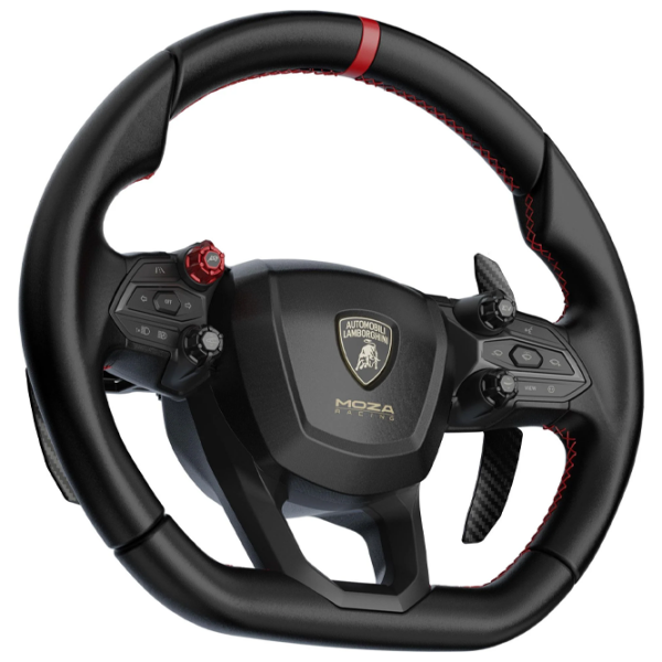 Volan Moza Racing Lamborghini Revuelto Sim-Racing Black Cu fir / 34 buttons photo 3