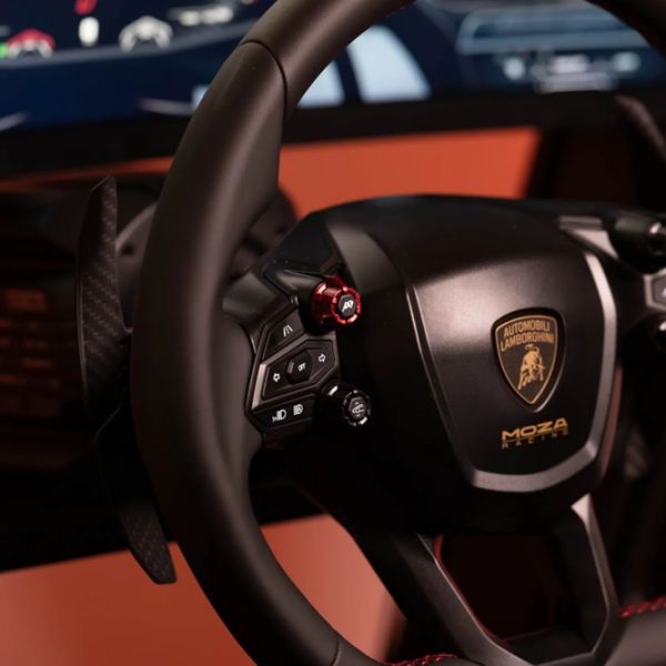 Volan Moza Racing Lamborghini Revuelto Sim-Racing Black Cu fir / 34 buttons photo 6