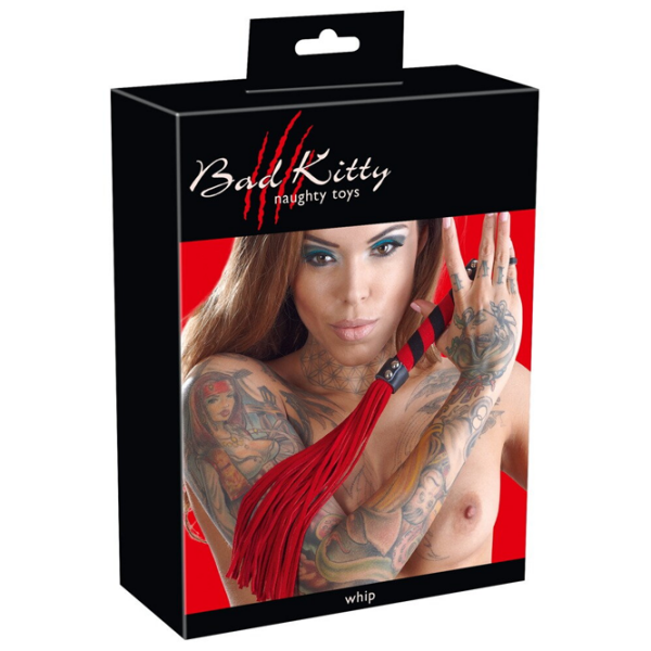Плётка Bad Kitty Flogger Красный  photo 4